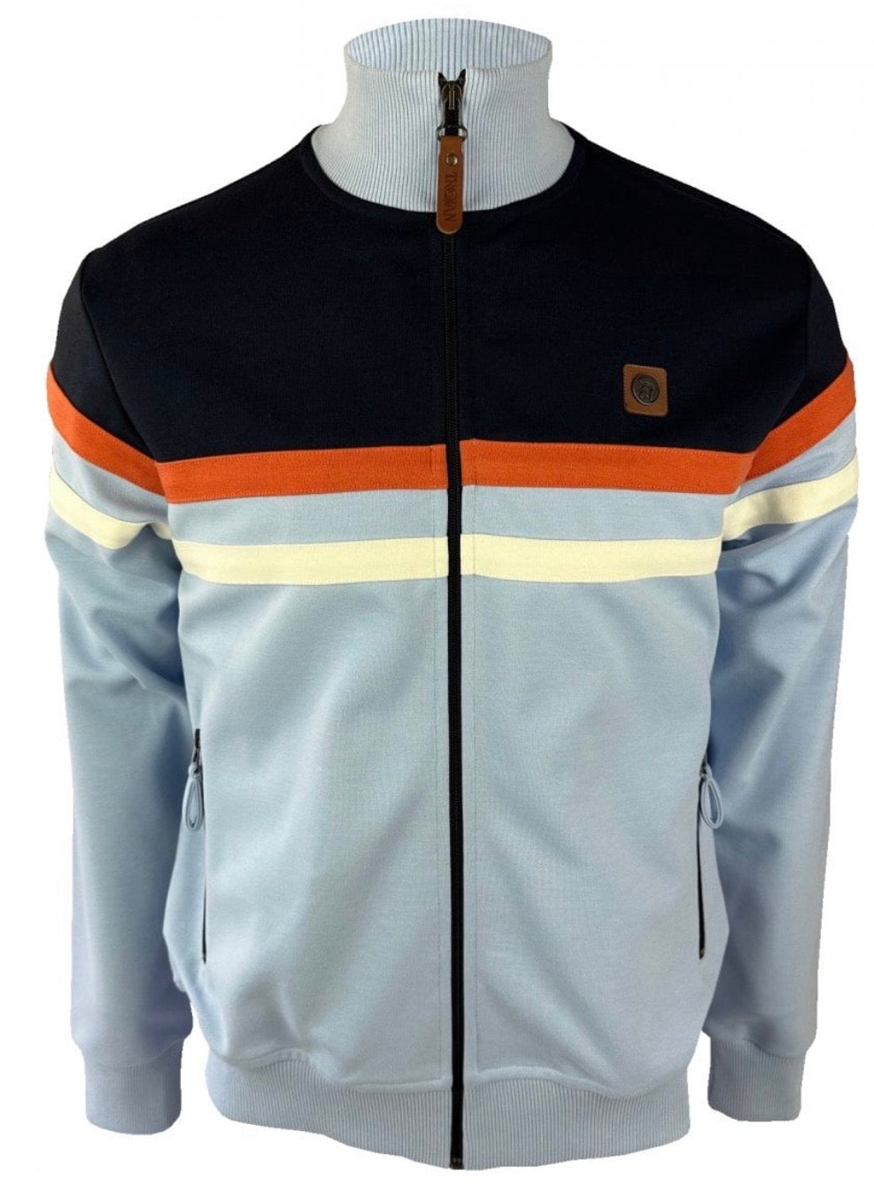 Panel Stripe Track Top TR/9000 - POWDER