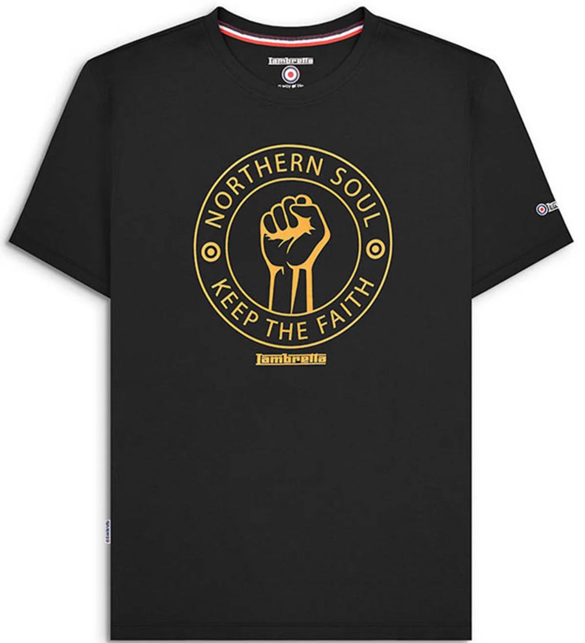 Northern Soul tee - Black
