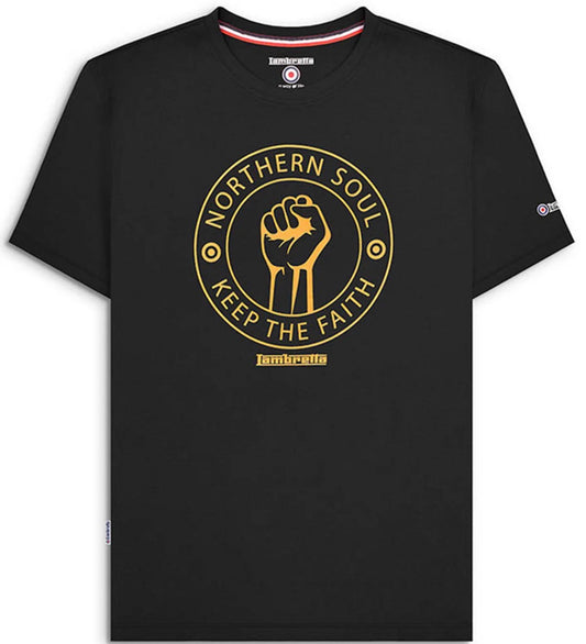 Northern Soul tee - Black
