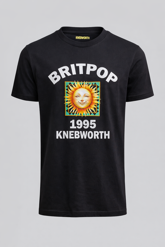 Knebworth Britpop Tee Black