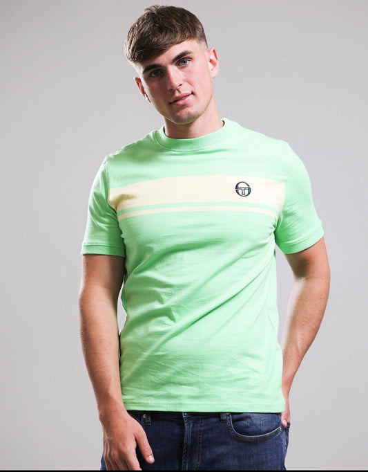 Sergio Tacchini Master T-Shirt Green/Pale Banana
