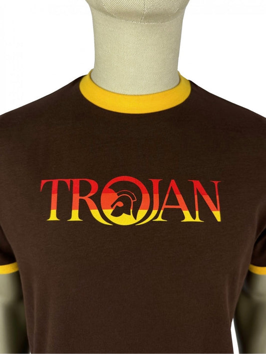 Logo Ringer Tee - Chocolate