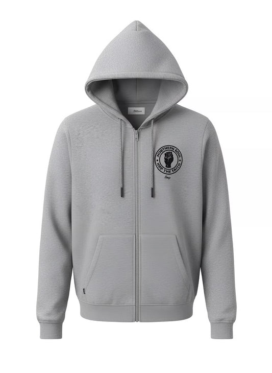 Northern Soul Zip Hoody - Grey