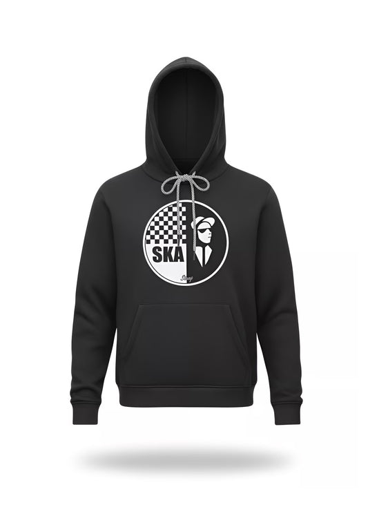 Ska face hoody - Black