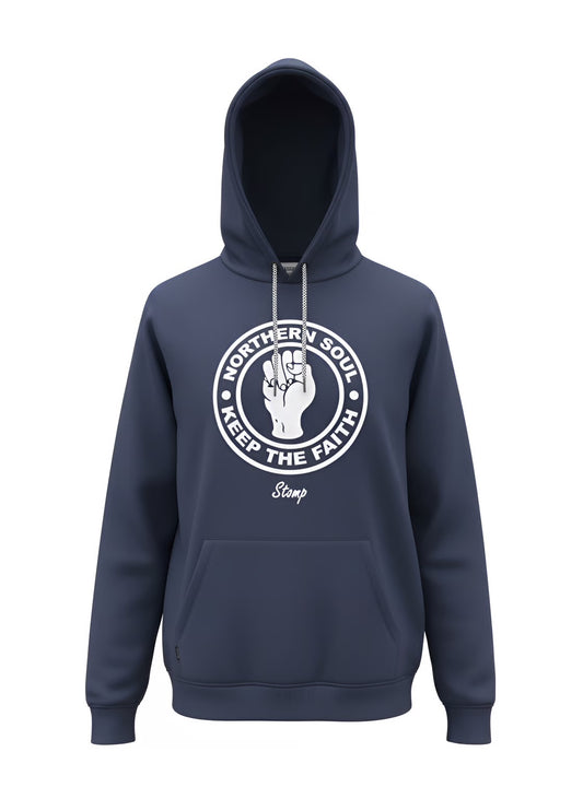 Northern Soul Hoody - Navy