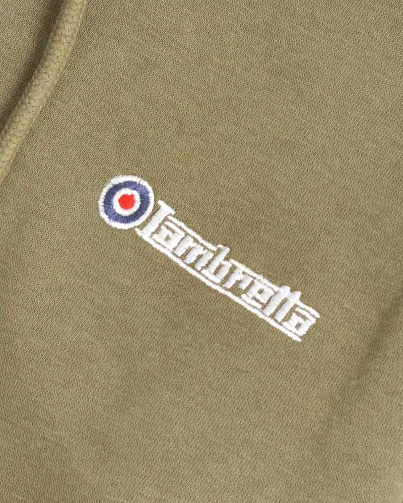 Full Zip Hoody - khaki / Black