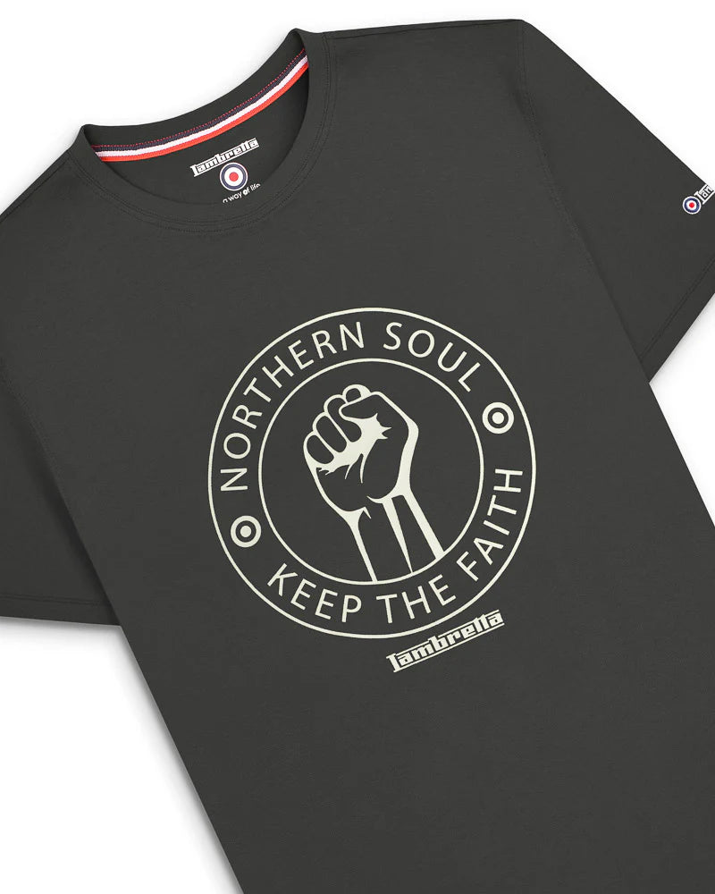Northern Soul Tee - Iron