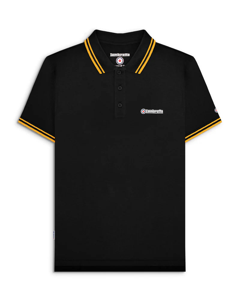 Twin Tipped Polo Black (gold tip)