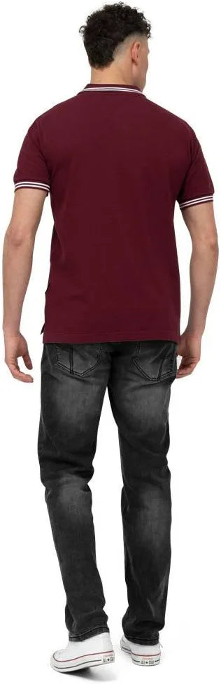 Ellesse Dioran Twin Tipped Men Polo Shirt SBS22445- Burgundy