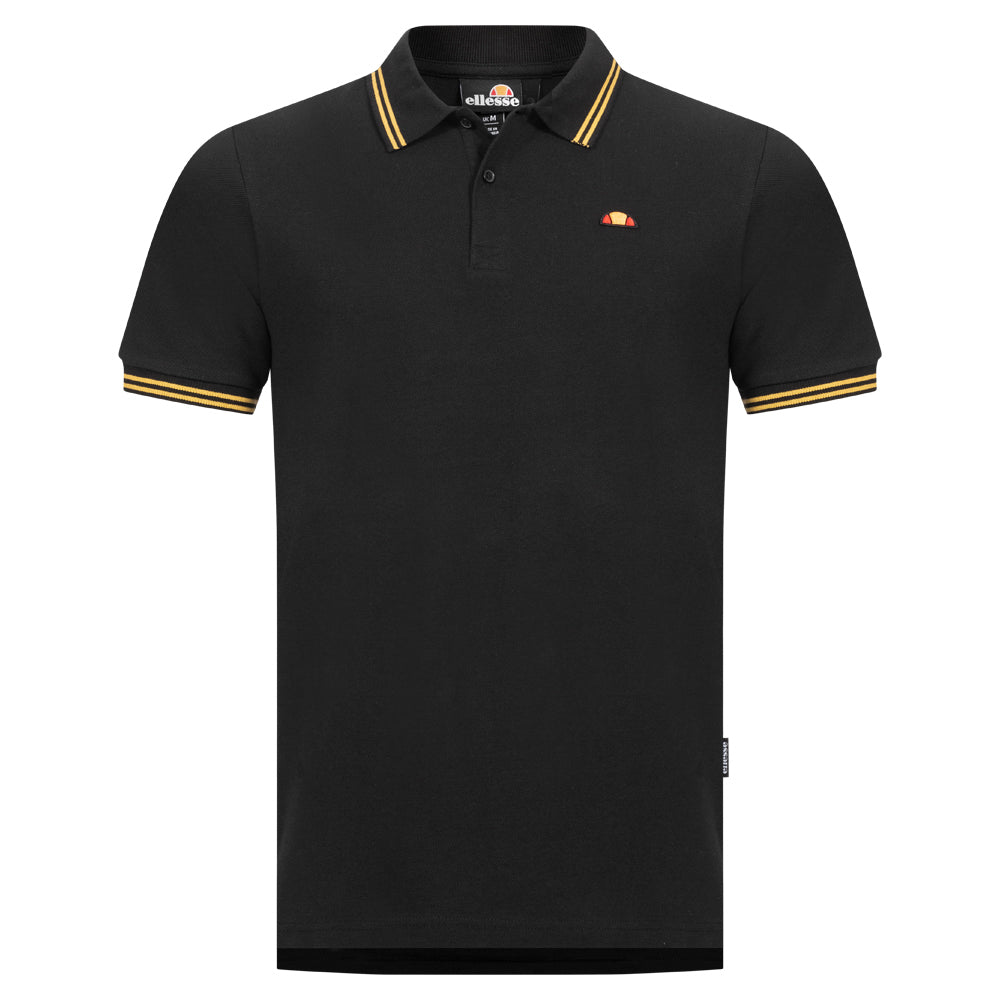 Ellesse Dioran Twin Tipped Men Polo Shirt SBS22445- Black / Gold