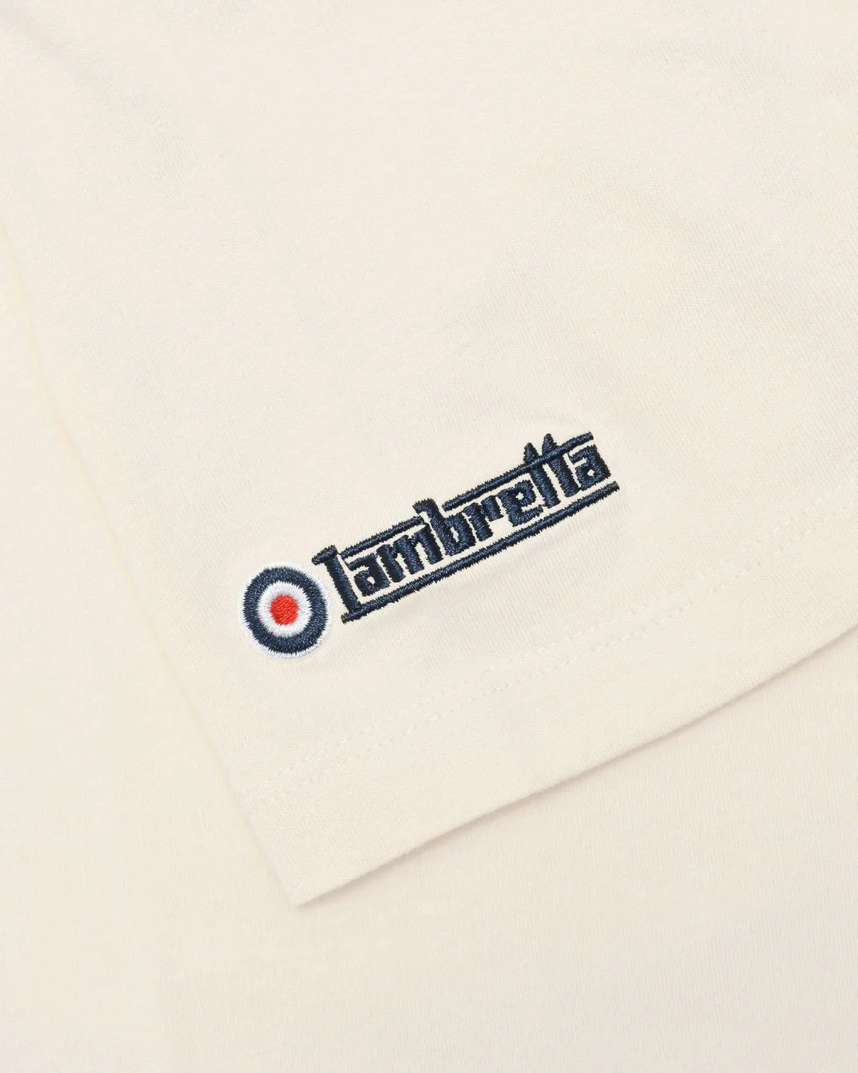 Racing Stripe Tee - Silver / Navy