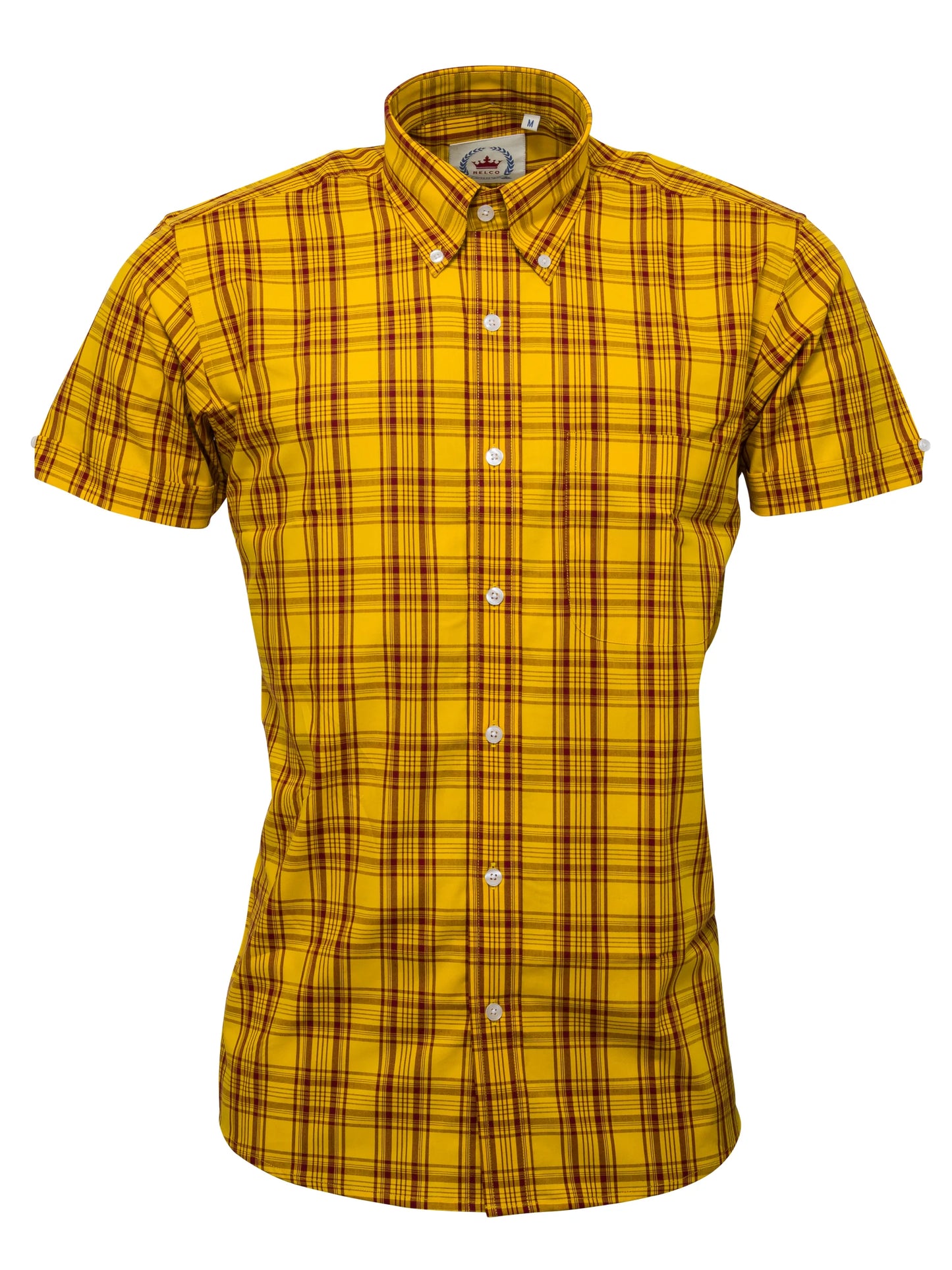 Relco Mustard Check Shirt - CK47