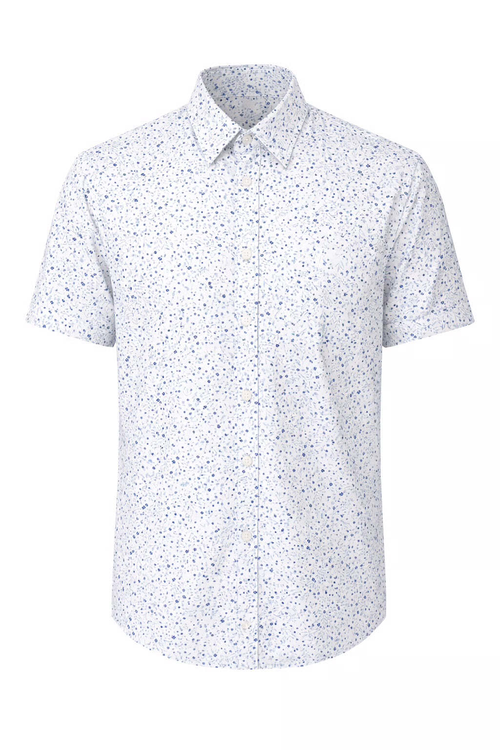 Relco S/S White Floral Shirt