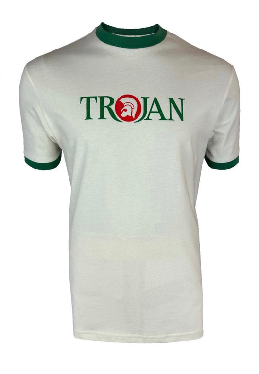 Logo Ringer Tee - Ecru