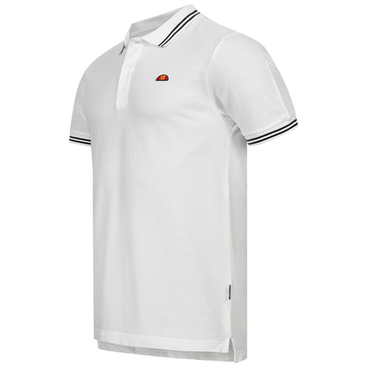 Ellesse Dioran Twin Tipped Men Polo Shirt SBS22445- White / Black
