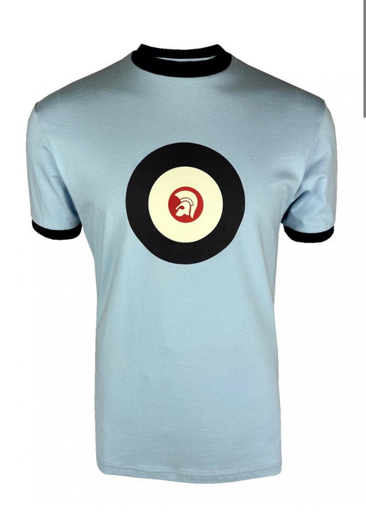 Trojan Target Ringer Tee - Powder