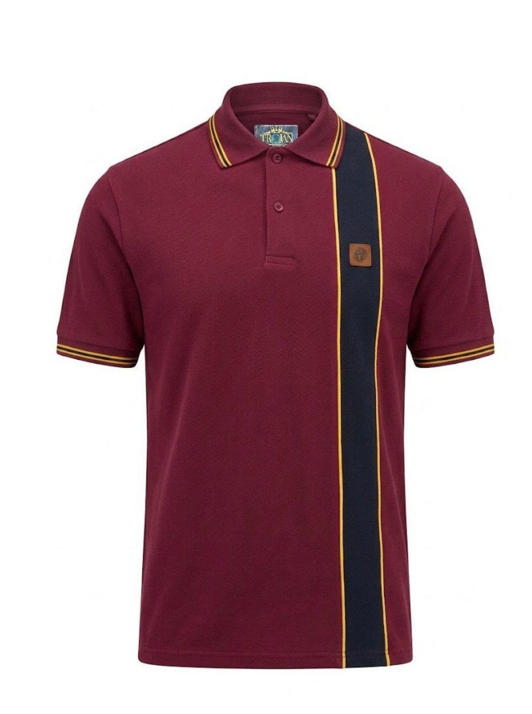 Stripe Front Pique Polo TR/9131 - Port