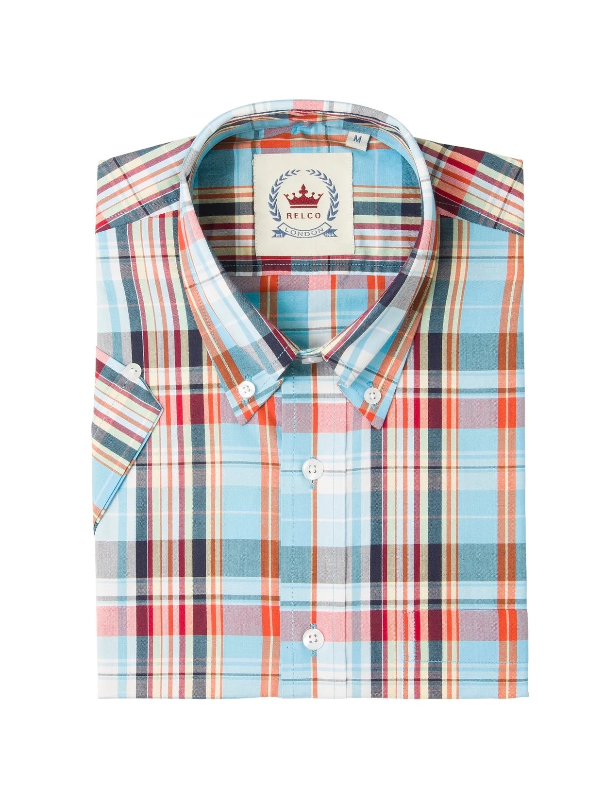 Relco Limited Edition Check Shirt Sky Blue - STCK32