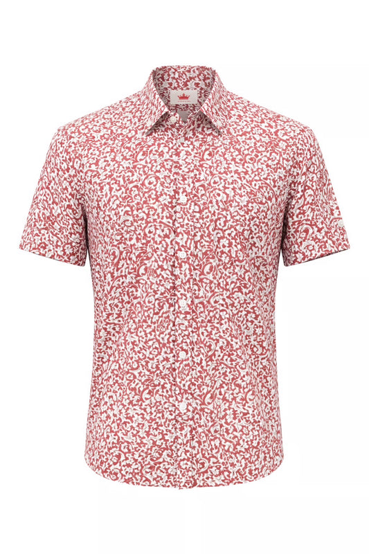 Relco S/S Red Paisley Shirt