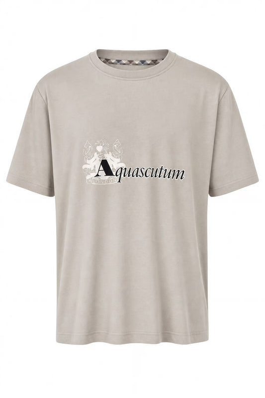 Aquascutum TAQ35 Tee - Grey