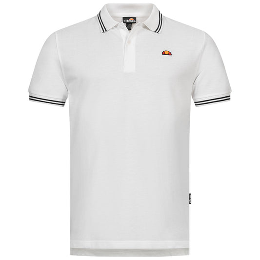 Ellesse Dioran Twin Tipped Men Polo Shirt SBS22445- White / Black