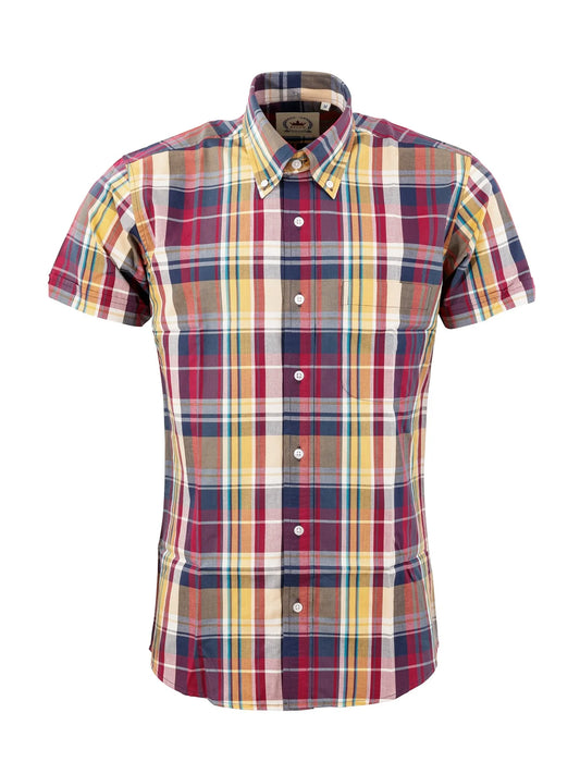 Relco Purple & Yellow Check Shirt - CK69