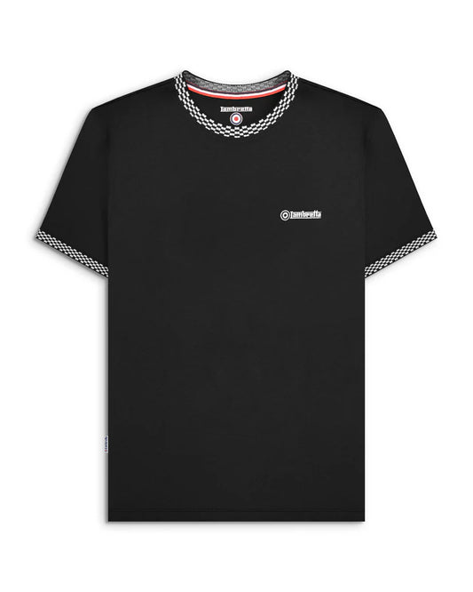 Lambretta - Two Tone Ringer Tee - Black