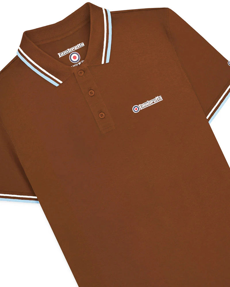 Twin Tipped Polo - Brown (white/ angel falls)