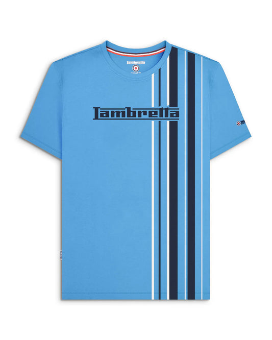 Racing Stripe - Azure Blue