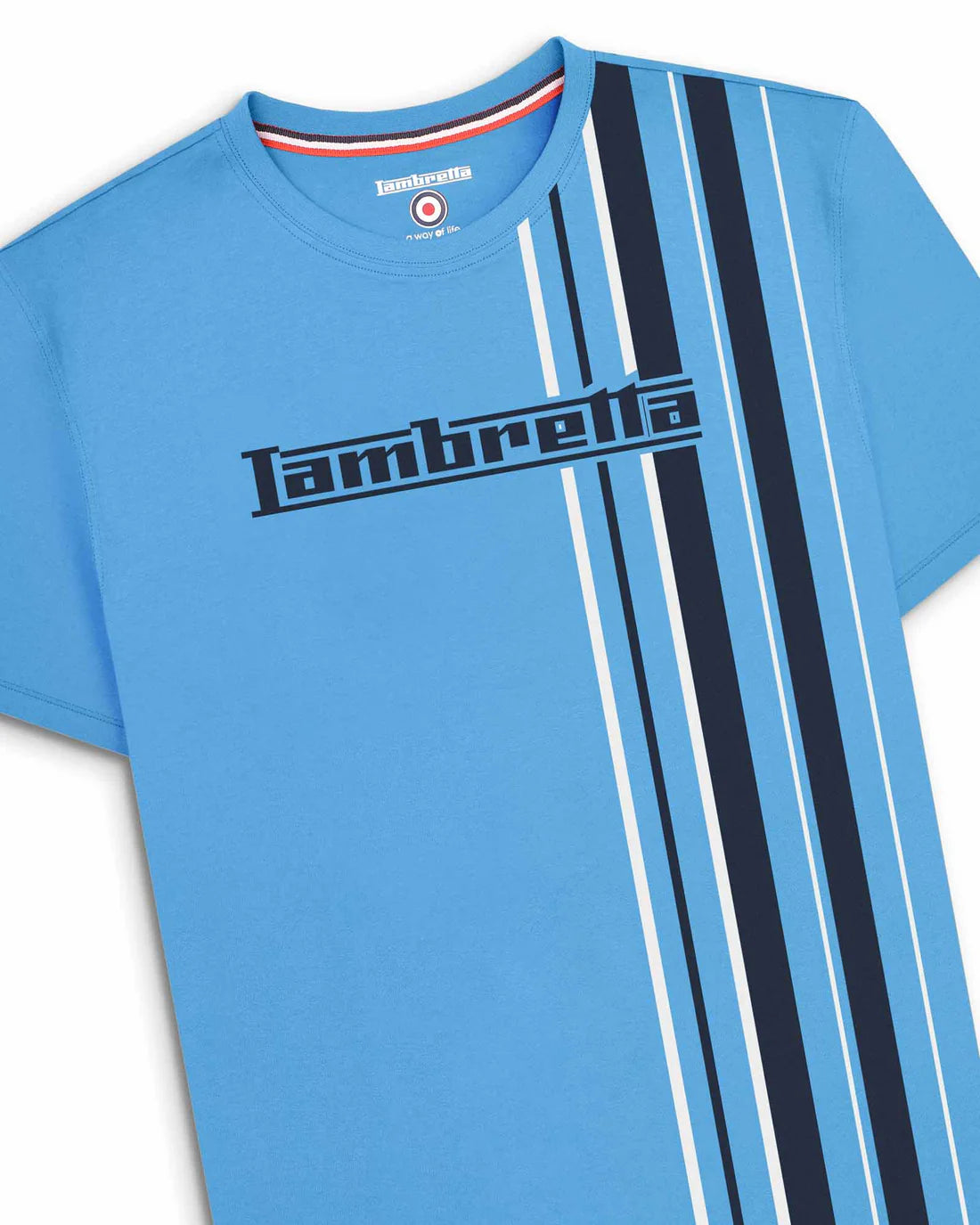 Racing Stripe - Azure Blue
