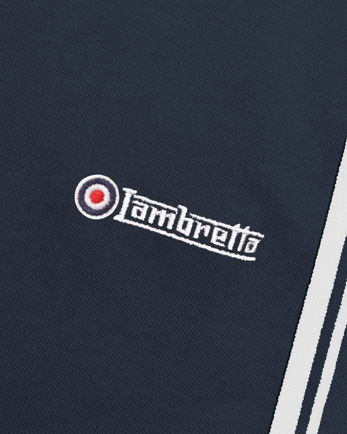 Ladies Lambretta Twin Tipped Polo - Navy