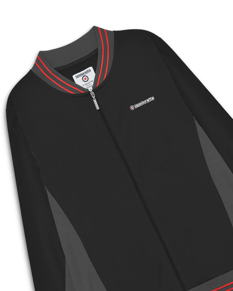 Vintage Track Top - Black / Iron / Red