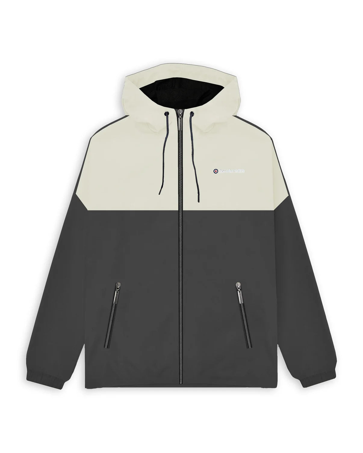 Contrast Panel Jacket - Iron / Silver