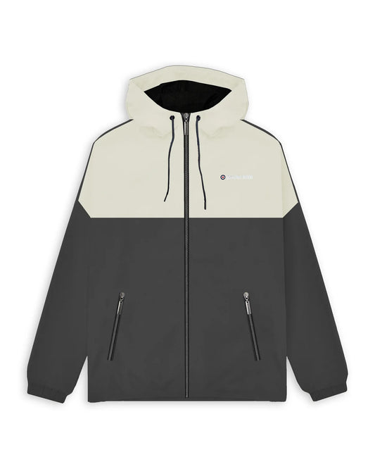 Contrast Panel Jacket - Iron / Silver