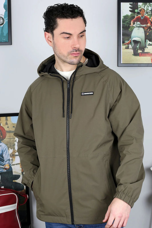 Ripstop Hooded Jacket - Khaki