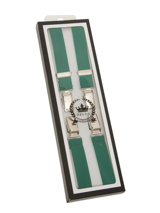 Braces with Buckle - Bottle Green
