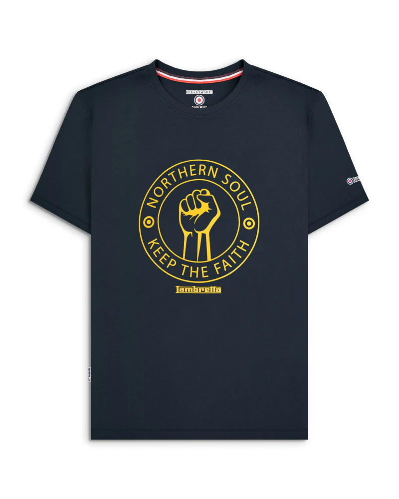 Northern Soul Tee - Navy