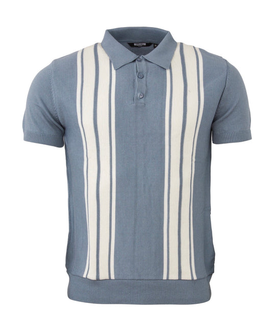 Men’s Knitted Polo vs-3 - Sky