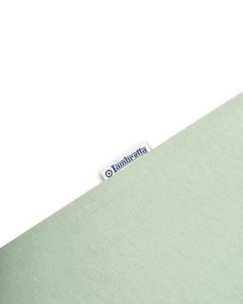 Racing Stripe Tee - Iceberg Green