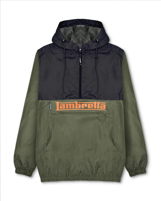 Overhead Scooter Jacket - Khaki / Black