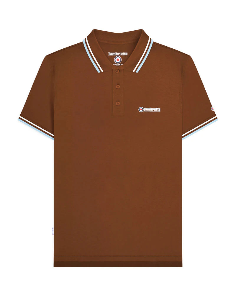 Twin Tipped Polo - Brown (white/ angel falls)