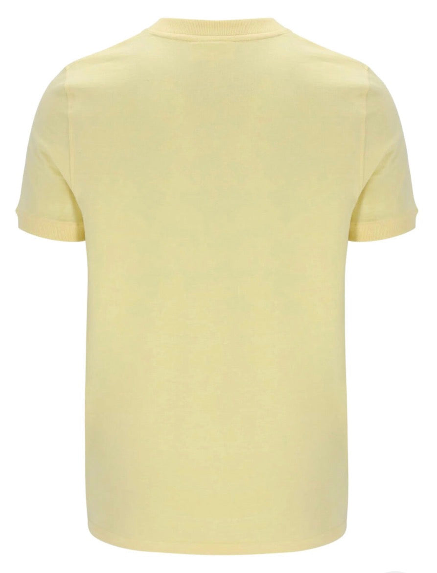 Sergio Tacchini Master Regular Fit Short Sleeve T-Shirt - Pale Banana / Autumn Glory