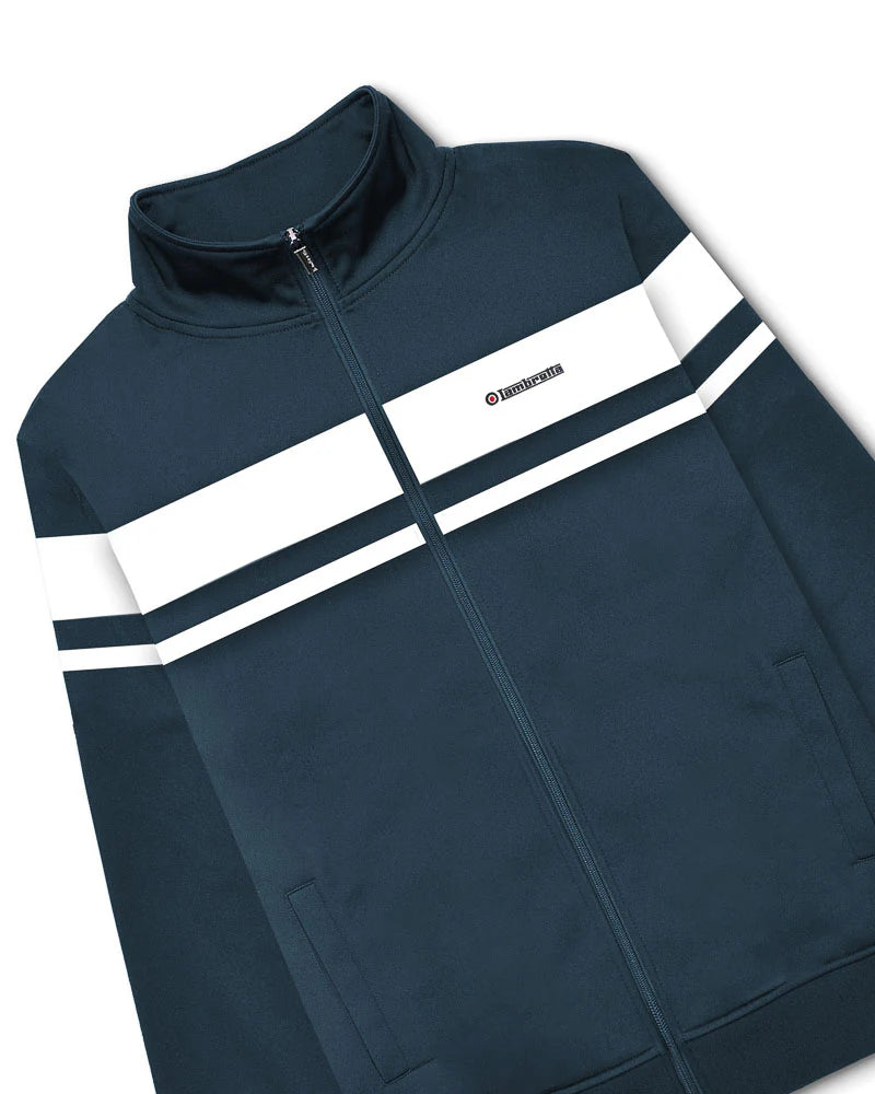 Lambretta Championship Track Top - Navy / White