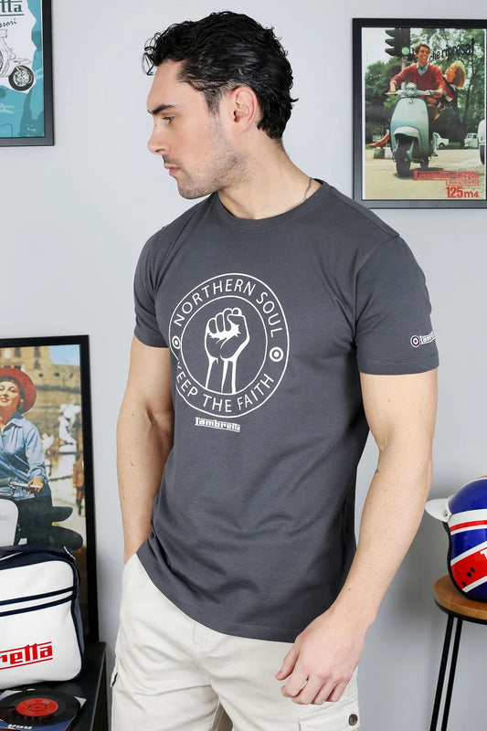Northern Soul Tee - Iron