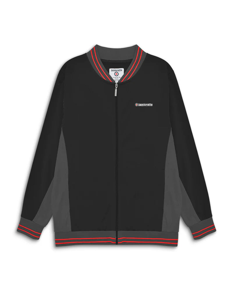 Vintage Track Top - Black / Iron / Red