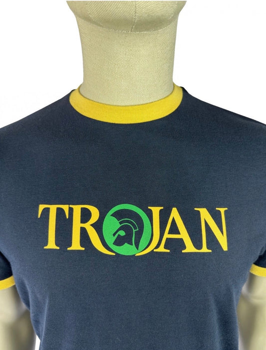 Logo Ringer Tee - Navy