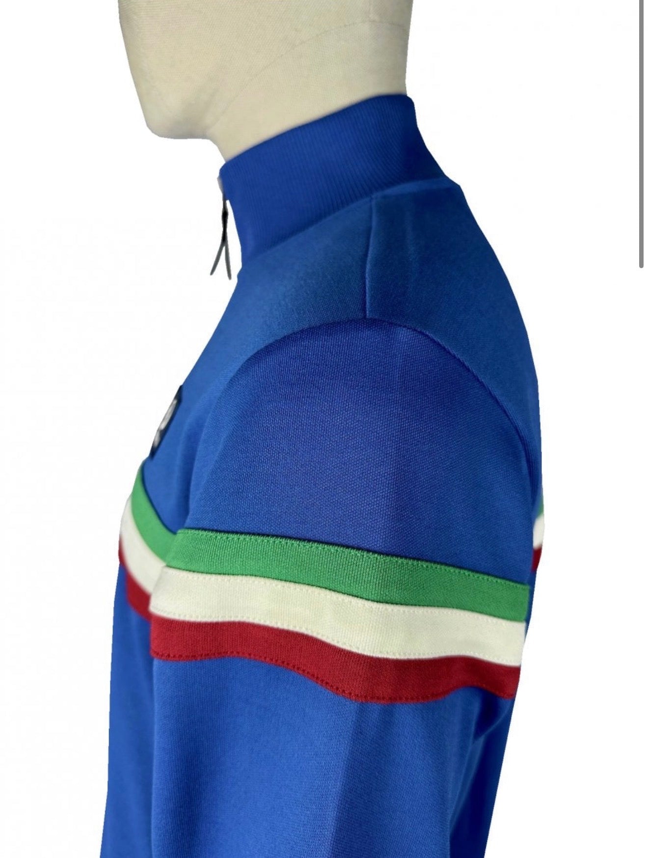 Retro Stripe Track Top - Cobalt TR/9052