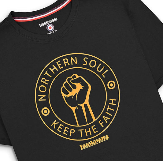Northern Soul tee - Black