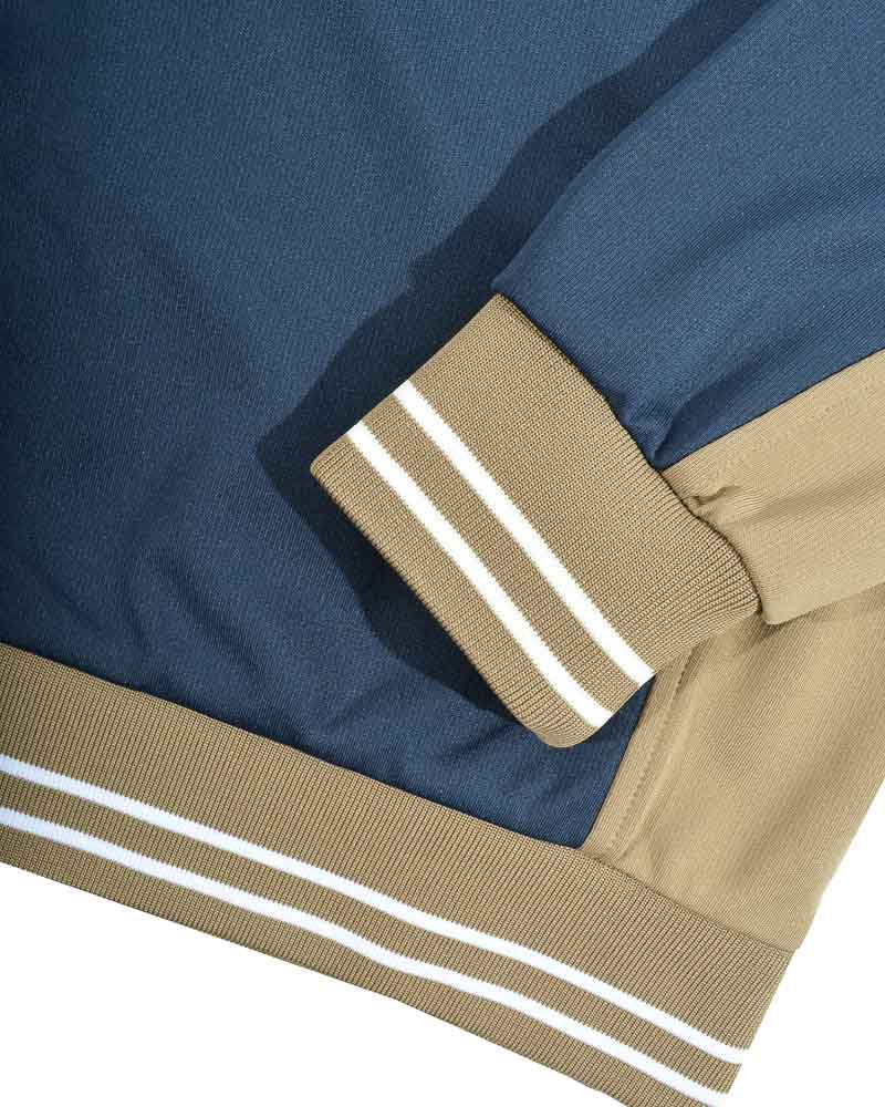 Vintage Track Top - Navy / Cashew / White