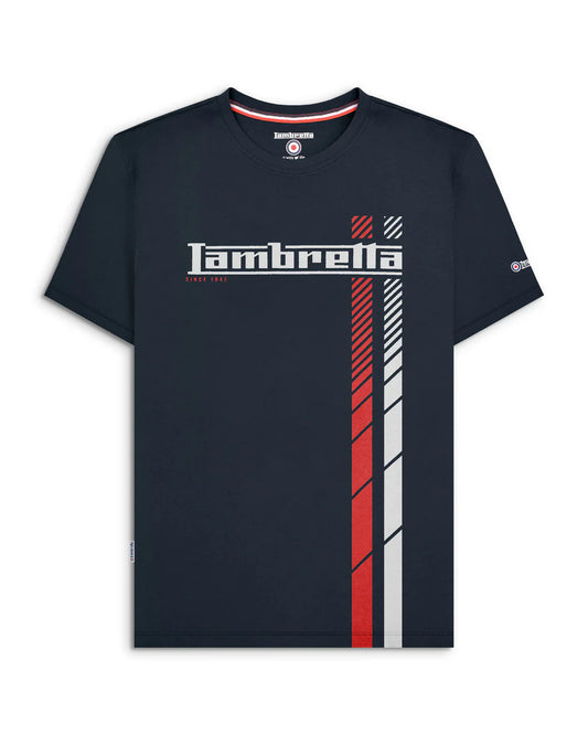 Fade Racing Stripe - Navy